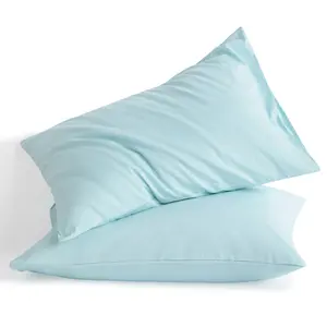 NTBAY 2-Pack Cotton Pillowcases, Envelope Closure, Breathable and Soft Bed Pillow Cases