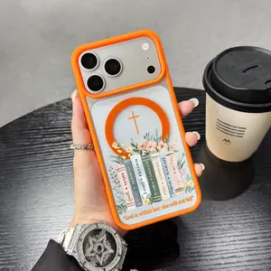 Bible Lady's Popular Books Phone Cases for iPhone Samsung 17Pro Max Air 16Plus 15 14 13 12 11 XR XS S25 S24 S23 S22 cases, Book-patterned Magnetic Phone Case, Shockproof Soft silicone iPhone case, MagSafe Compatible |   Perfect for Girls.