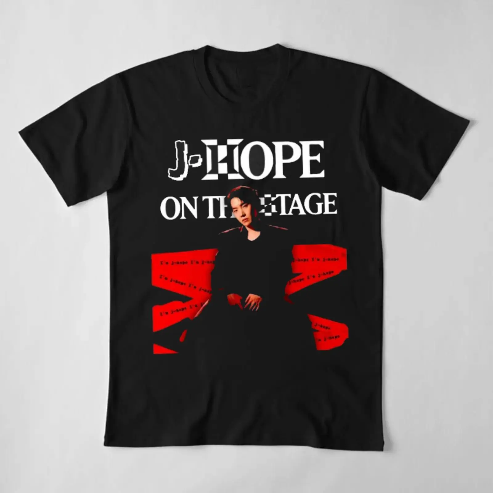 J-Hope On The Stage Red Ribbon Aesthetic Kpop T-Shirt – ARMY Fan Gift Tee