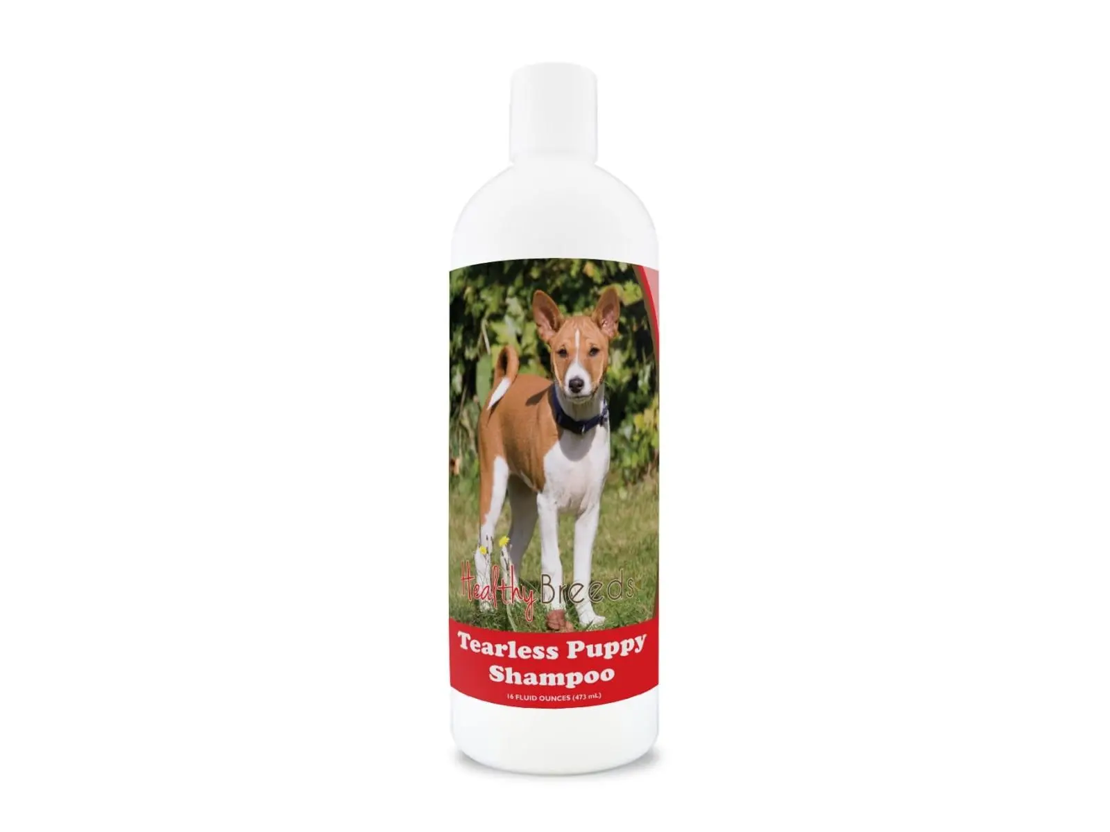 Healthy Breeds Basenji Tearless Dog Shampoo - 1.4 lbs Liquid, Puppy-Safe Gentle Wash with Lanolin, Conditioning Formula for 4 Weeks+ Pups, Supports Healthy Skin & Soft Shiny Coat