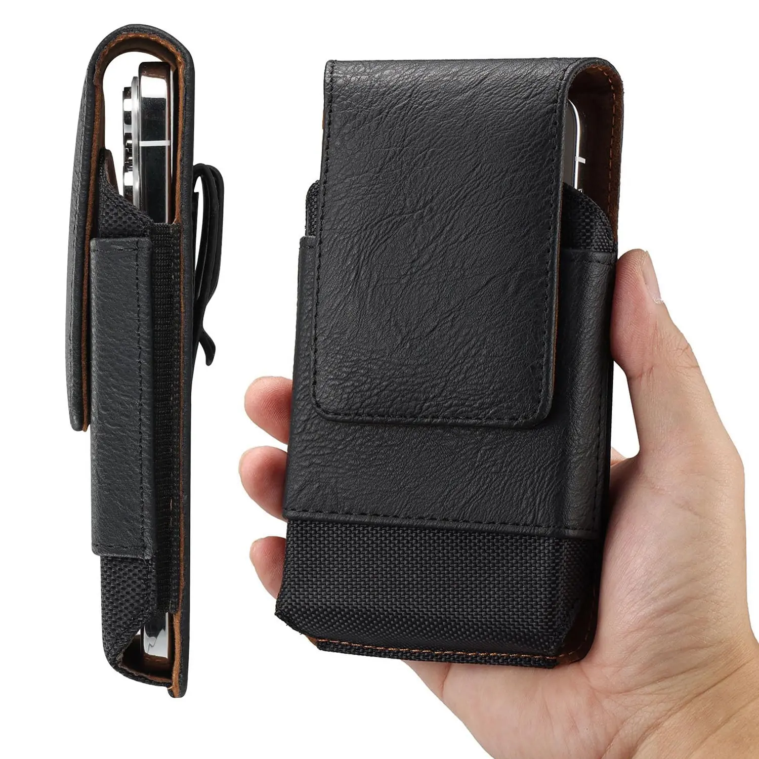 Vintage Leather Phone Holstere with Belt Clip Holder Pouch for iPhone 15 Pro Max/ 14 13 Pro Max, Galaxy S23 Ultra S22 Ultra S21 Plus S20 FE A35 A15 A54 A13 A12, Pixel 6 7 8 Pro, Moto G Power 5G,fathersdaygift backtoschool
