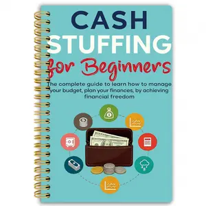 1 Financial Planning Notebook, Expense and Income Tracker with Savings Goals, Portable Budget Planner, Monthly Budget Planner, Finance Checklist Organizer, Suitable for Adult Home and Office Financial Management