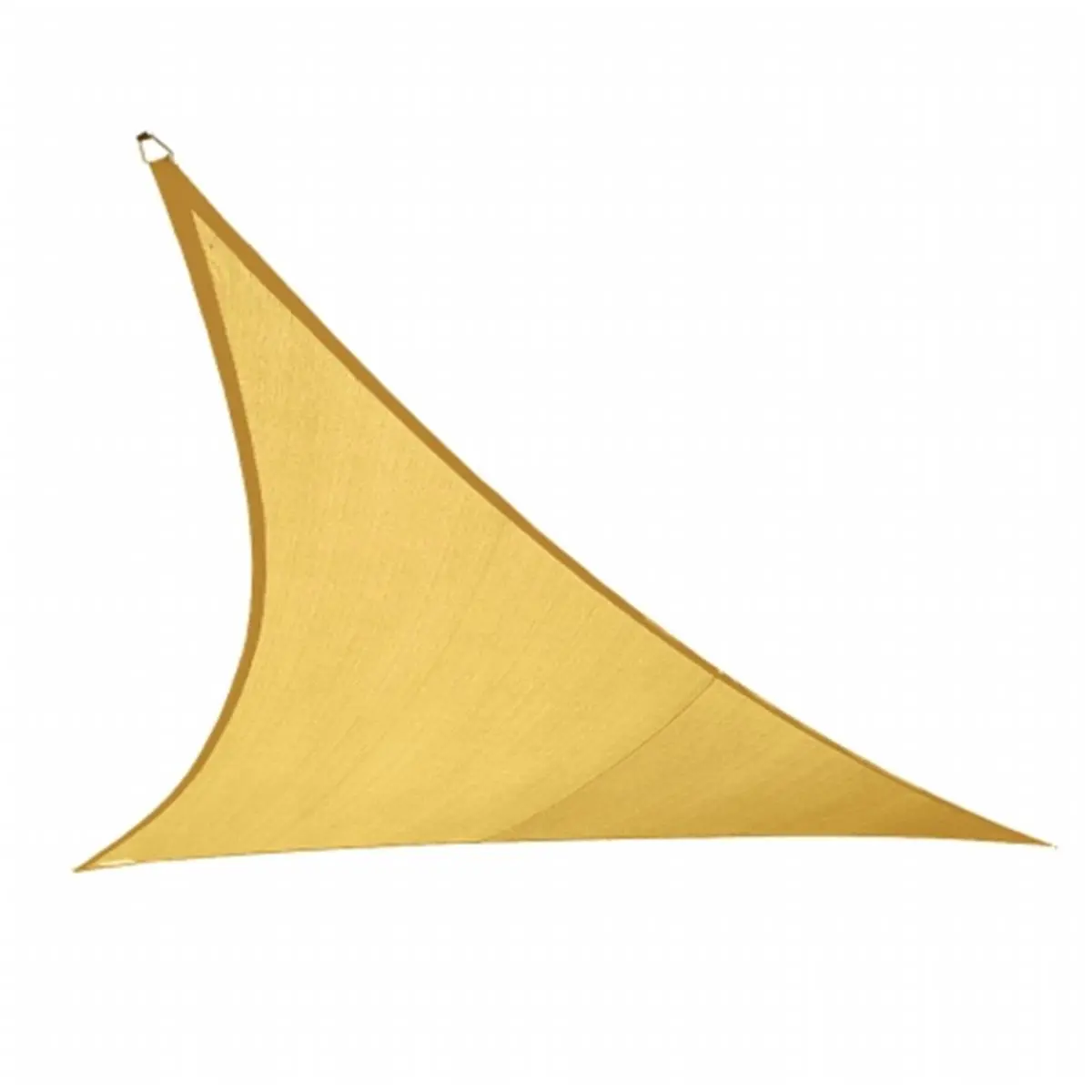 Gale Pacific USA Coolaroo Coolhaven Triangle Outdoor Shade Sail, Large 18ft Dimensions, Sahara Color, UV Blocker with Stainless Steel Fixing Kit, Af230 Fabric