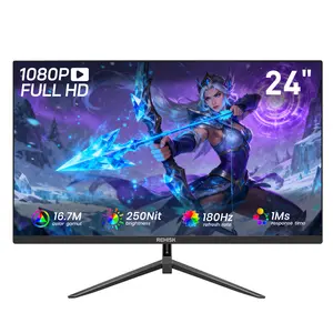 180Hz Gaming Monitor 24", 1ms Ultra-Fast, FHD 1080P, FreeSync, Smooth Gameplay for PC & PS5