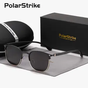 PolarStrike unisex stylish full-frame polarized sunglasses for outdoor activities, oval frame, UV400.