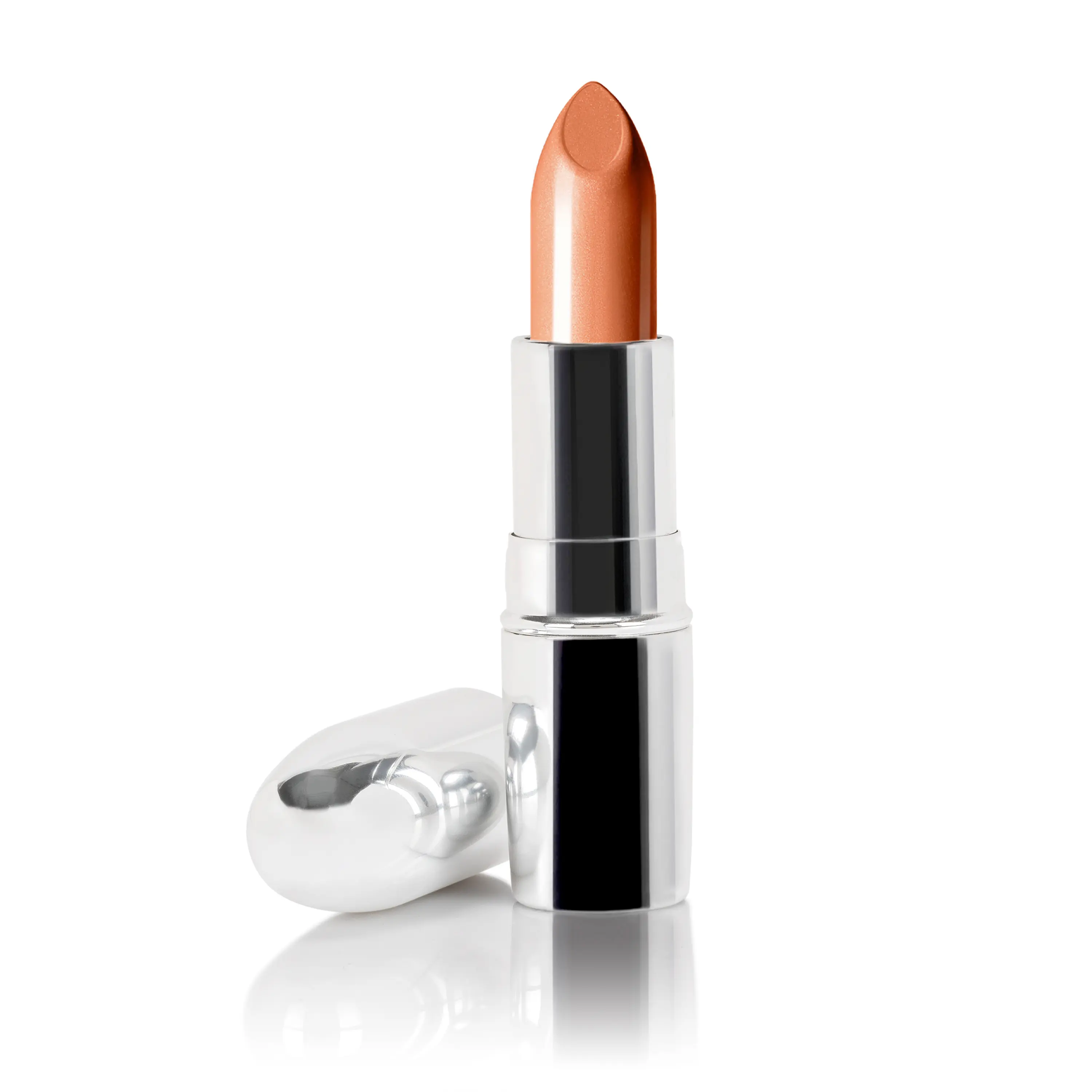 Nude Envie Lipstick in NAKED - Golden Peachy Nude with Subtle Shimmer, Moisturizing Formula, Vegan & Cruelty-Free, Made in the US