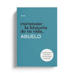 Cuéntame la historia de tu vida, abuelo. Regalos para abuelo Self Improvement Journal Gift Workbook Journal