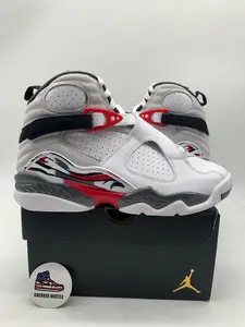 Jordan 8 Retro White True Red (2025) (GS)