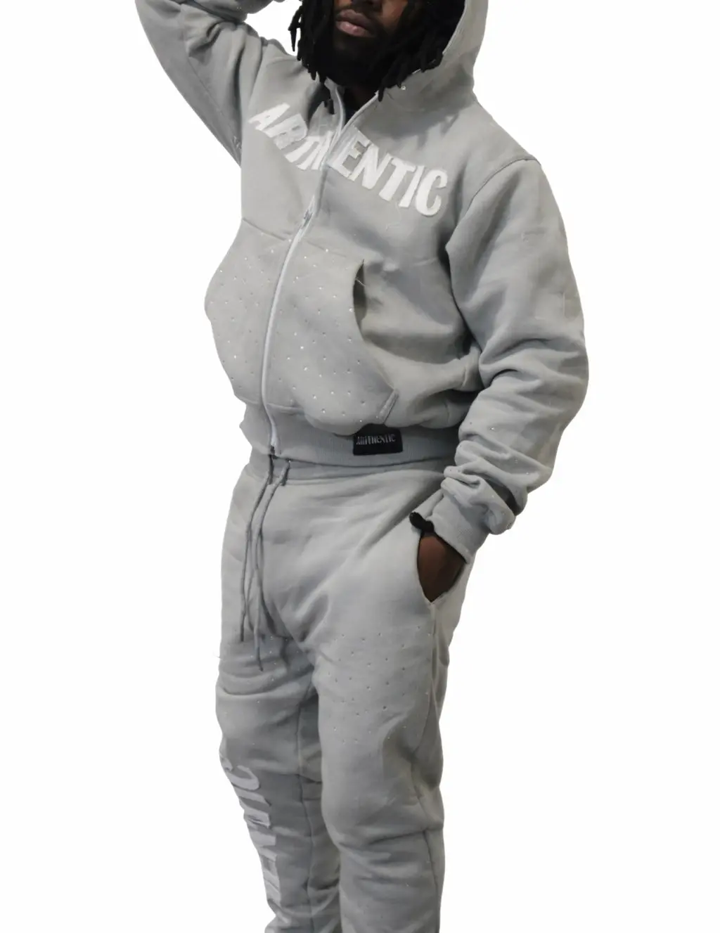Rhinestone “Artthentic Sweatsuit”