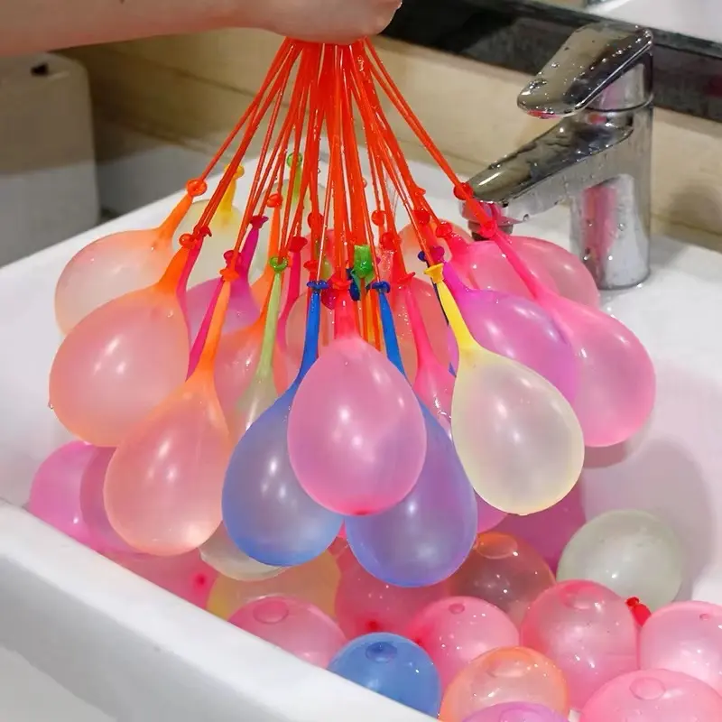 333 Water Balloons Quick Fill 111 - 111 Pieces of Self-Sealing Water Balloons for Fun Outdoor Activities Pack of 3 (333 balloons )
