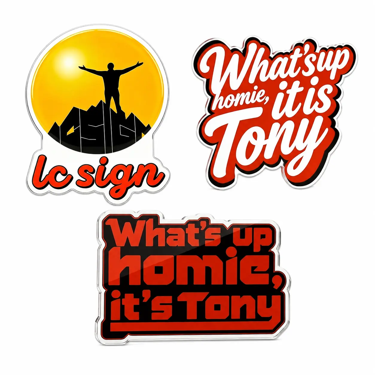 Tony lc sign Personalized Refrigerator Magnet Unique Creator Merchandise Collectible Gift Stylish Kitchen Decor & Fan Merchandise