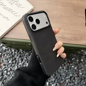 Fashion Standard Magnetic Full Cover Phone Case, Unisex Style for iPhone 17 Pro/16/15 Pro Max/14/13, Wireless Charging, Durable Protection