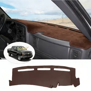 KUST Dash Cover for GMC Sierra/Chevy Chevrolet Silverado 1999-2006, Yukon XL/Suburban Tahoe Avalanche 2000-2006, Non-Slip Polyester Mat, Sunshield Protector, Custom Fit with Pre-Cut Vents