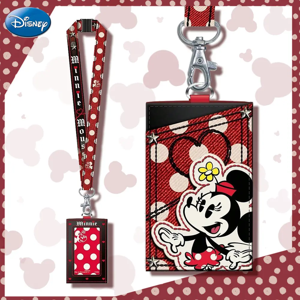 1pc Disney Officially Licensed Mickey Mouse Lanyard ID Badge Holder for Keys Chain Card Cute Cartoon Perfect Gift Birthday Valentine's Day Thanksgiving Day Christmas Days Anniversary