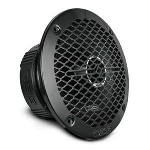 DS18 6.5" Coaxial Midrange Woofer Car Audio Speaker with Bullet Tweeter, Water-Resistant, 225W RMS, 4-Ohm, Includes Grill