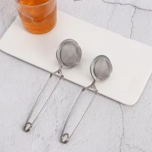 Stainless Steel Flour Sifter, Sugar Shaker, Creative Tea Filter, Kitchen Tool for Brewing, Stew, Hot Pot Seasoning, Baking & Cooking