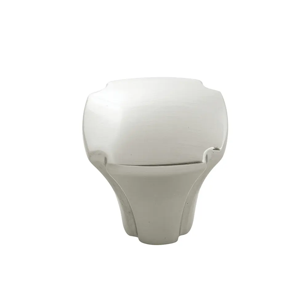 1.125 in. Square Knob, Satin Nickel