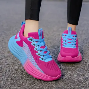 Women's Low Top Lace Up Training Shoes, Casual Comfortable Breathable Lightweight Wear-Resistant Sports Shoes, Non-Slip Sneakers for Gym Workout Running, Casual Sporty Sneakers