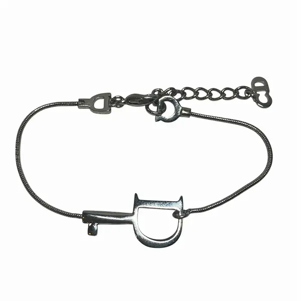 Pre-owned Dior Zinc Alloy Small Leather Goods Bracelet