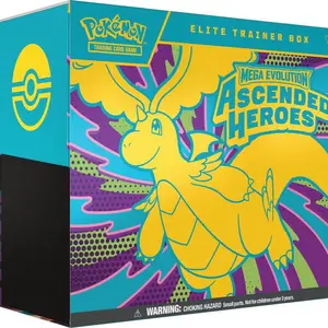 Pokémon Mega Evolution Ascended Heroes Elite Trainer Box - Trading Card Game Collection
