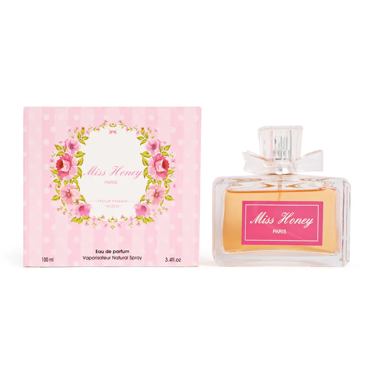 Miss Honey Paris Eau de Parfum Natural Spray Perfume for Women 100ml/3.4fl.oz. - Fragrance for Women