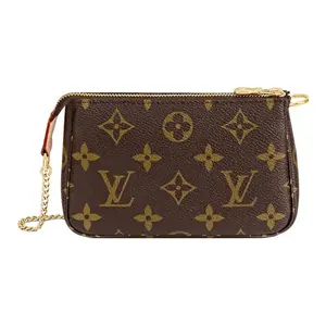 Pre-owned Louis Vuitton leather Tote Bags Mini Pochette Accessoires (Monogram)