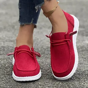 Round Toe Flat Slip-Ons