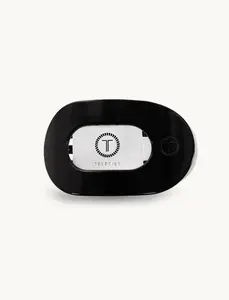 Large Teletie Black Flat Clip