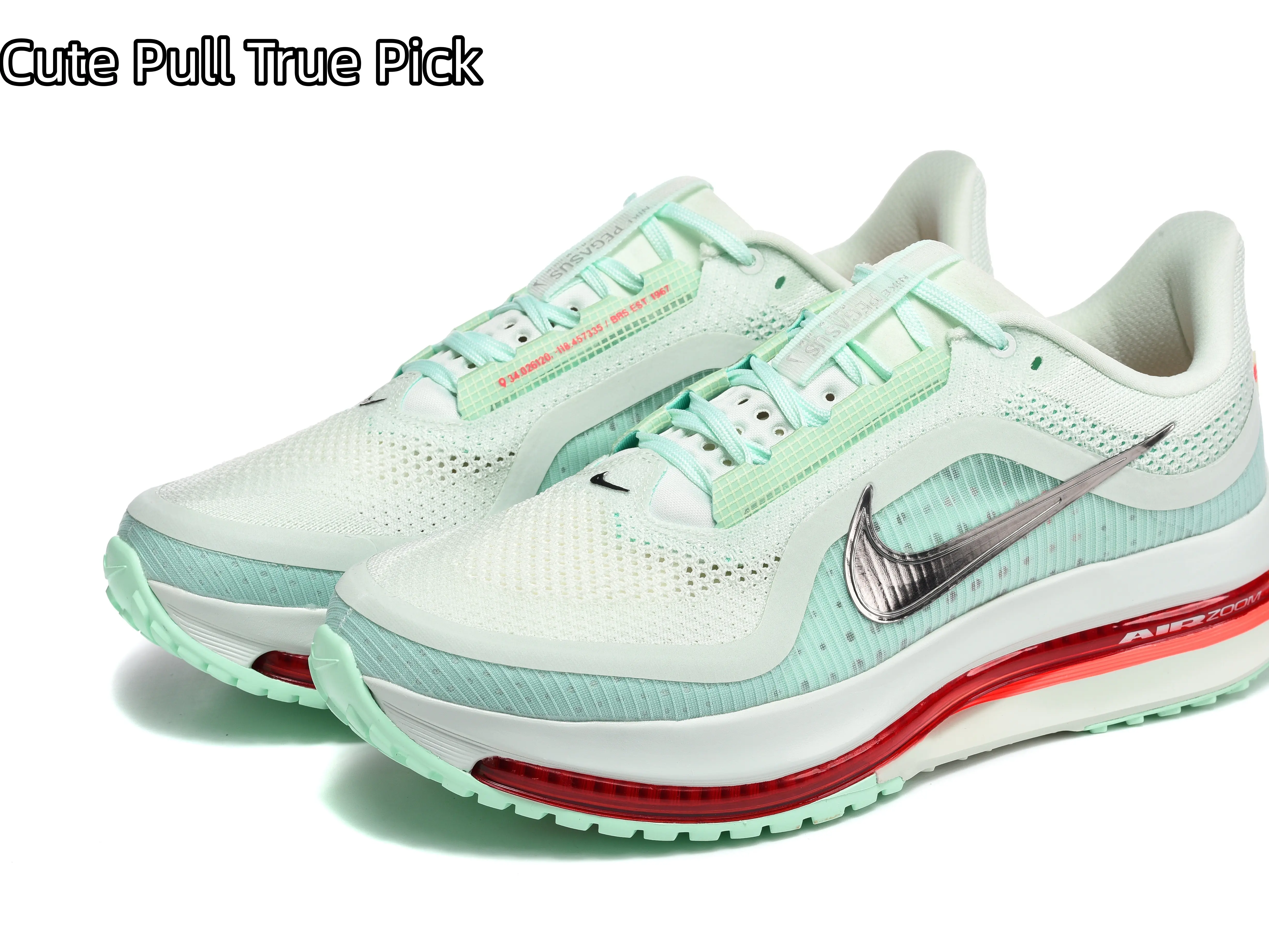 Impact Dampening Low-Profile Sports Collectible Workout Shoes - Pale Mint Gradient Breathable Mesh Top, Wear-Resistant Multi-Terrain Traction Sole, Keeps Ft Dry And Cool For Long-Distance Running