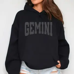 Zodiac Hoodie & T-Shirt, Birthday Hoodie, Custom Horoscope, Full Size and Color, Zodiac Birthday, Capricorn, Gemini, Scorpio, Aries, Taurus