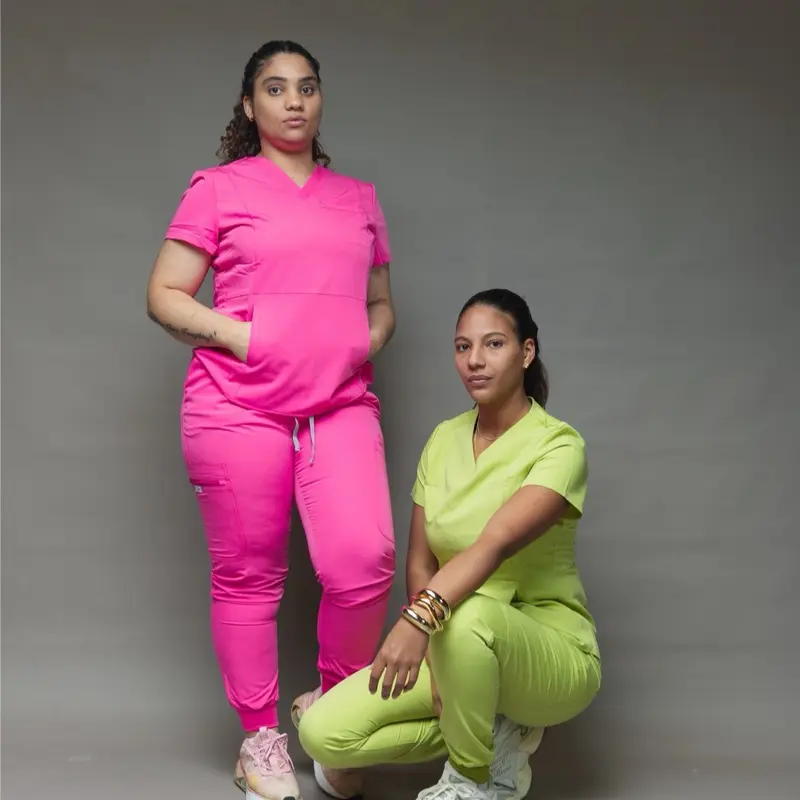 Sody Women's 2-Piece Medical Scrub Uniform Set - Comfortable Workwear Clothes with Stylish Top, Pants, Ensures Ease of Movement, Style, Uniforms, Women's Clothes, Scrub Set, Medical Field, Short Sleeves, Relaxed Fit, Comfortable And Practical, Clinical Un