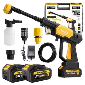 TANLOOK Cordless Pressure Washer and Single Port Charger Base, Bottle Portable Washer for Car,Home Cleaning & Garden Watering