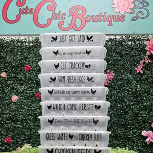 Reusable Egg Cartons Containers