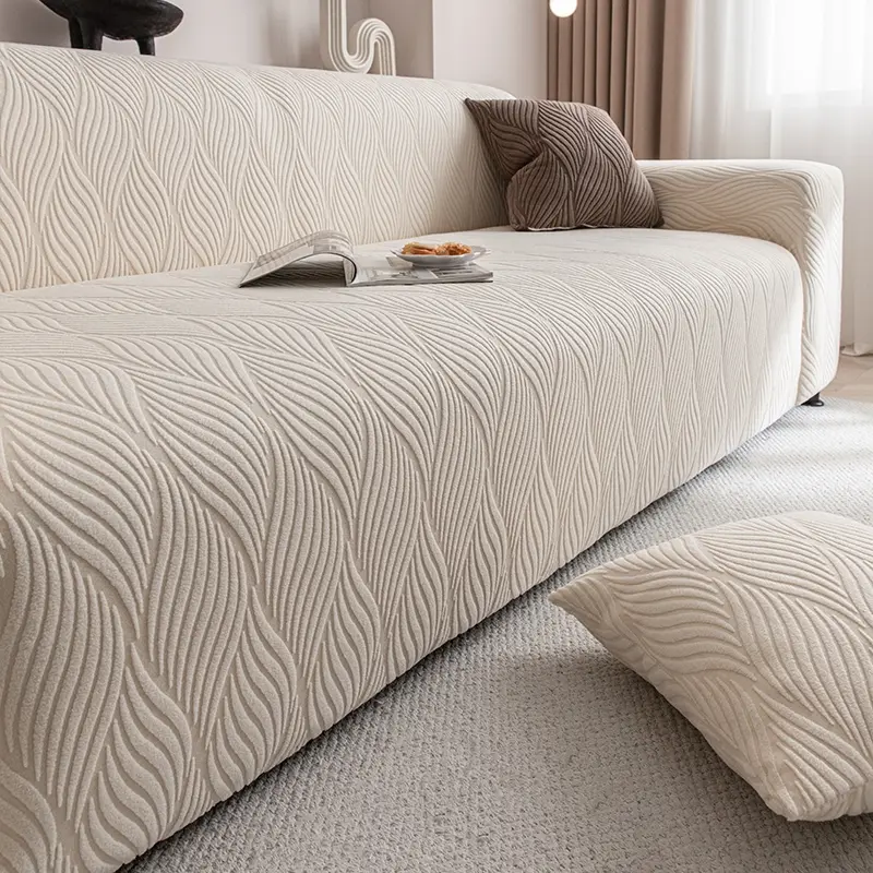 Soft Plush Sofa Cover, Minimalist Design, Pet-Friendly, Easy Clean, Reusable, Suitable for Living Room & Bedroom, Decorative Home Accessory, Couch Cover
