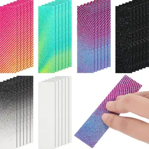 36 Pcs Anxiety Sensory Stickers Strips Adhesive Textured Mental Health Calm Stickers Mindfulness Fidget Decals Stress Anxiety Relief Items Therapy Office School Desk Gradient Style