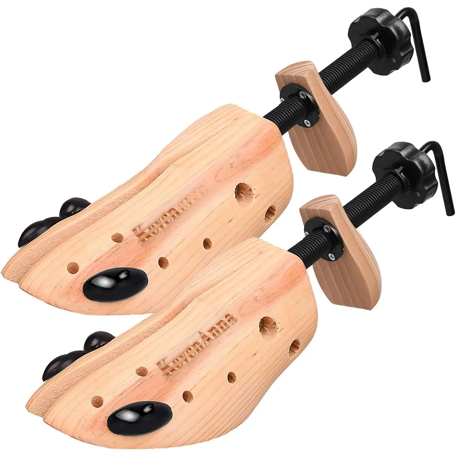 Professional 4-Way Shoe Stretcher and Shaper, 1 Pair of Synthetics Shoe Trees, Adjustable Expander for Men/Women's Footwear
