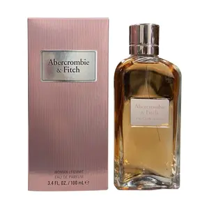 Abercrombie & Fitch First Instinct EDP Spray-Based Women's Fragrance - 3.4 fl oz (3.3 fl oz Option), Boxed New Packaging, Distinctive Warm Amber Scent with Orange Flower Notes