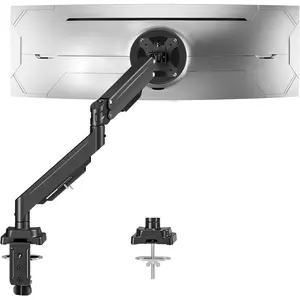Ultrawide  Arm for 17-43 inch Curved Screen, Holds 2.2 to 33 lbs, Heavy Duty  Desk Mount, Adjustable Gas Spring Arm, Computer Monitors Stand for Desk, VESA Mount