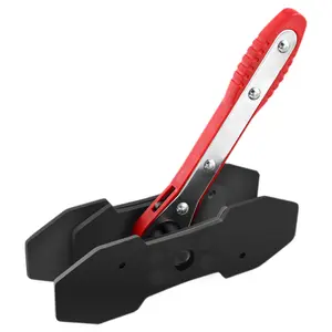Heavy Duty Brake Caliper Press Tool with 360 Degree Swing, Universal 2-Plate Ratchet Spreader for Single, Dual, Quad Pistons