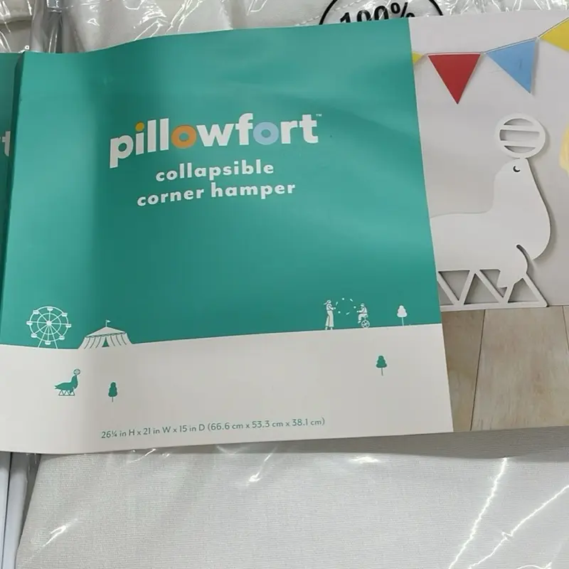 Pillow fort laundry basket