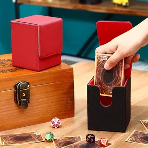 Collectible Card Storage Box, Game Card Organizer, Trading Card Organizer, Traditional Style, Ideal for Collecting Cards, Perfect for Organizing Your Collection, Trade Card Box, Card Hobby Box