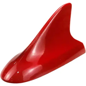 Modengzhe Red Shark Fin Cover Replacement Car Roof Decorative Antenna Replacement Automobile Ornament