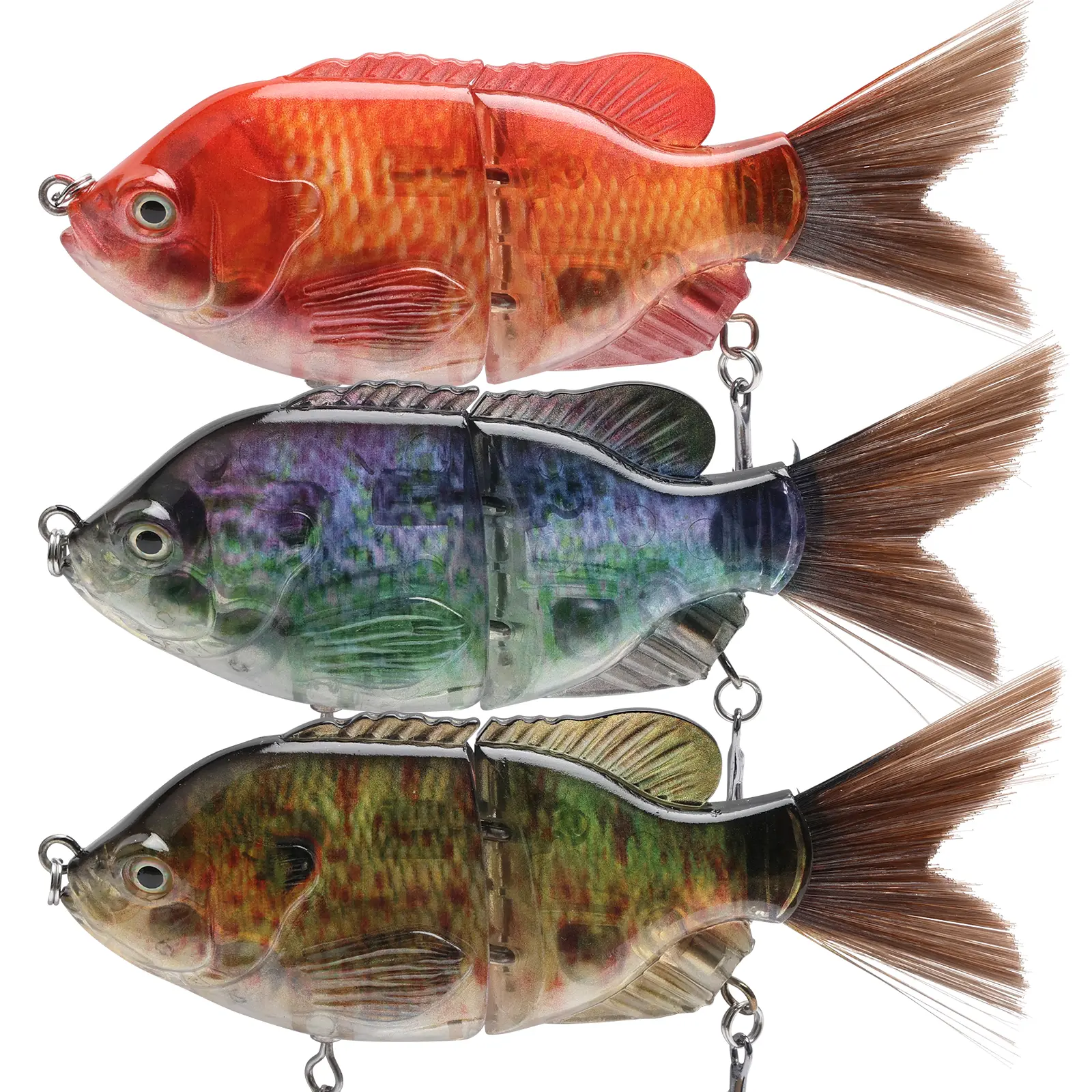BocBoz Fishing Lures Multi Jointed Swimbaits for Bass,Walleye,Trout,Crappie,Glide Baits for Saltwater Freshwater,Muskie fishing lures Jointed lures Real lures for troutlures fishing,good fishing tackle