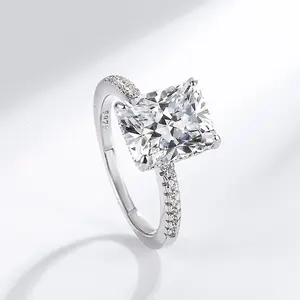 carat moissanite engagement ring -925 sterling silver, sparkling December birthday stone, perfect for Christmas, weddings, anniversaries, Valentine's Day, and Mother's Day