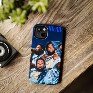 Rapper Rod Wave Lyric Snippet Phone Case - High Quality TPU Plastic for Apple iPhone 15,14,13,12,11,Pro, XS, XS Max, XR, Plus, Mini - Waterproof Black Cover