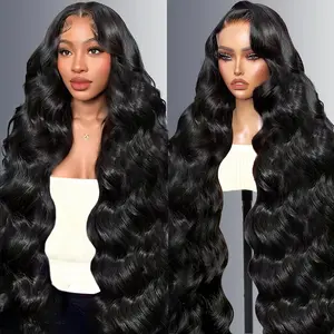[30In Only For $105] 36 34Inch 13x6 13x4 Lace Front Wigs Human Hair Body Wave 360 HD Full Lace Frontal Wigs Real Human Hair Pre Plucked with Baby Hair Natural Color Glueless Wigs for Women