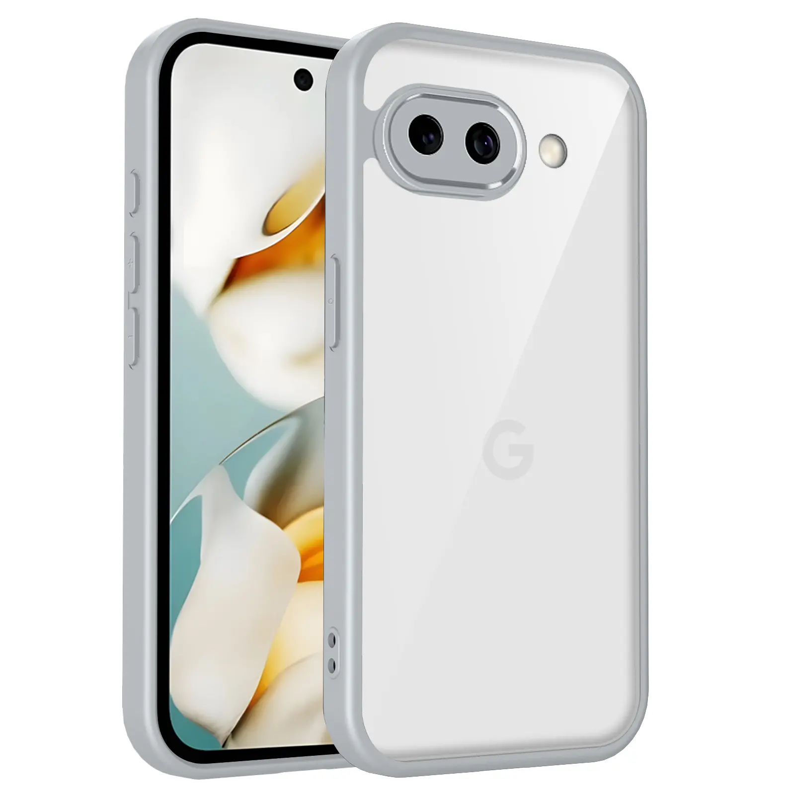 Google Pixel 9a Case, Air Cushion Shockproof Design, Silicone Bumper & Clear Matte Finish, Durable Protective Smartphone Phone Cover for Pixel 9a 5g