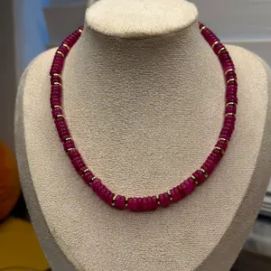 Summer Puka Shell Beach Necklace