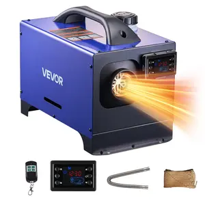 VEVOR Diesel Heater, 8KW, DC 12V/24V, All in One Portable Diesel Air Heater with Remote Control and LCD Display, Fast Heating Low Noise, 5 L Fuel Tank for Vehicles, RVs, Vans, Tractors and Trucks