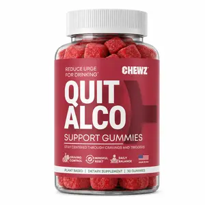 CHEWZ Quit-Alco, Support Gummy, Break the Crave, Natural Relaxation, Plant Based, Daily Balance & General Wellbeing